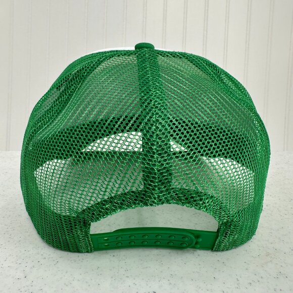 John Deere Rope Trucker Hat Embroidered Patch Green Unisex Snapback Farm Tractor - Picture 3 of 3